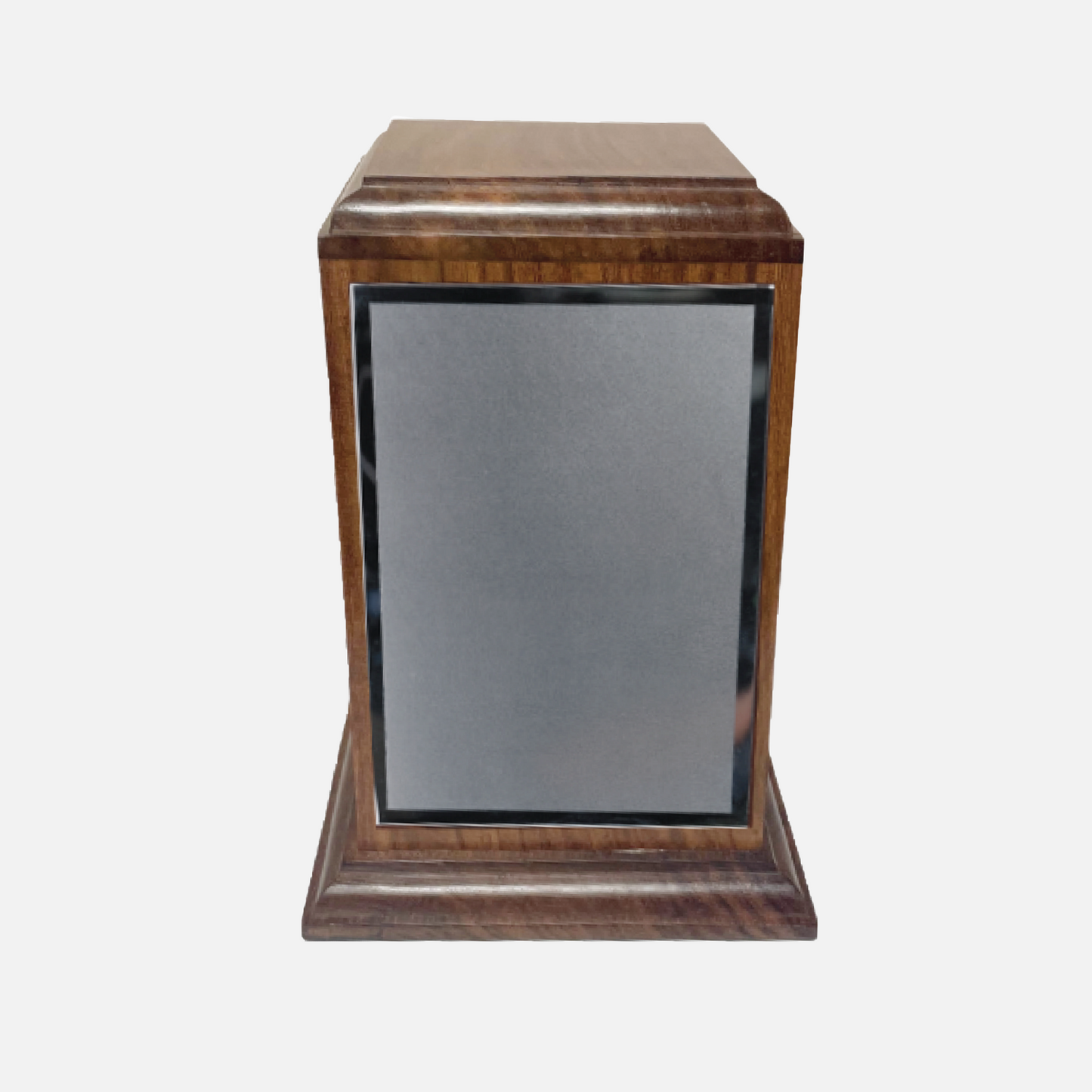 Stainless Steel Plate on Wingate Urn
