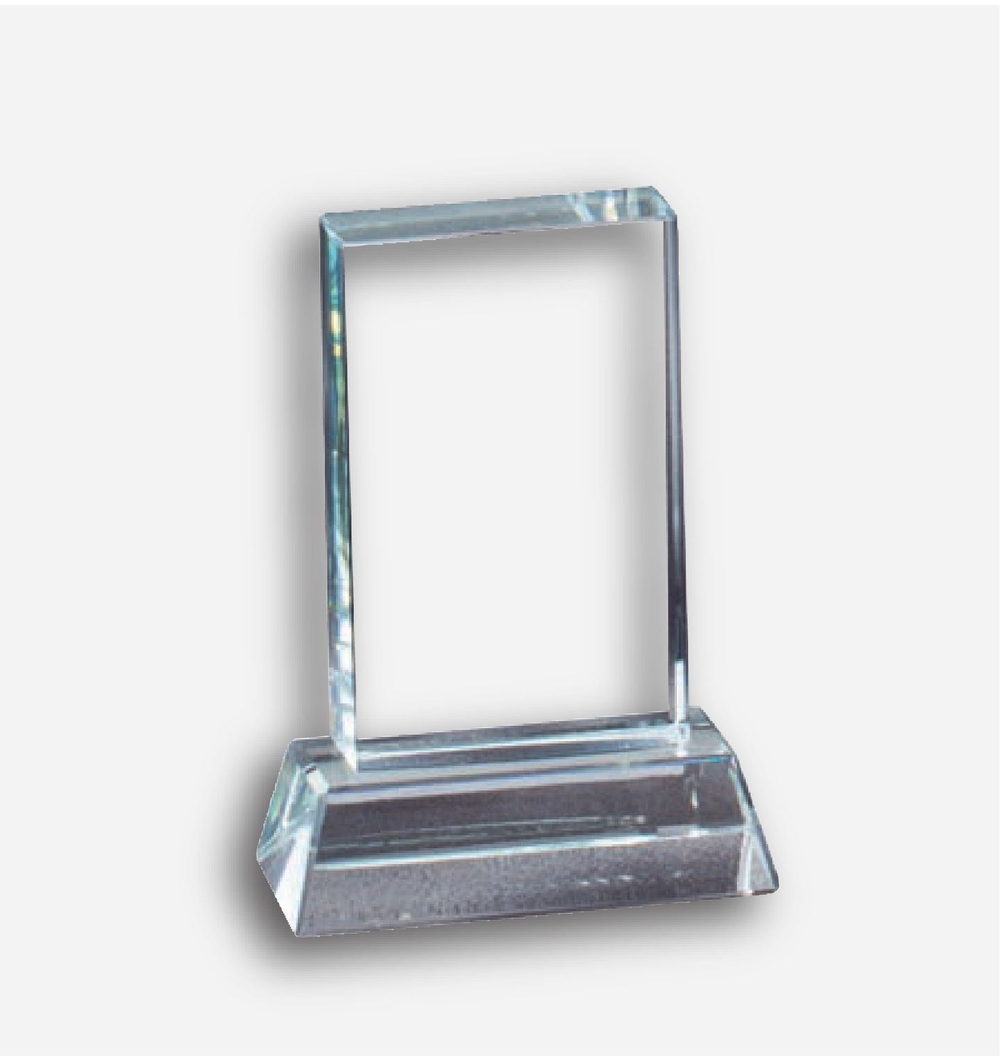 Rectangular Crystal Award