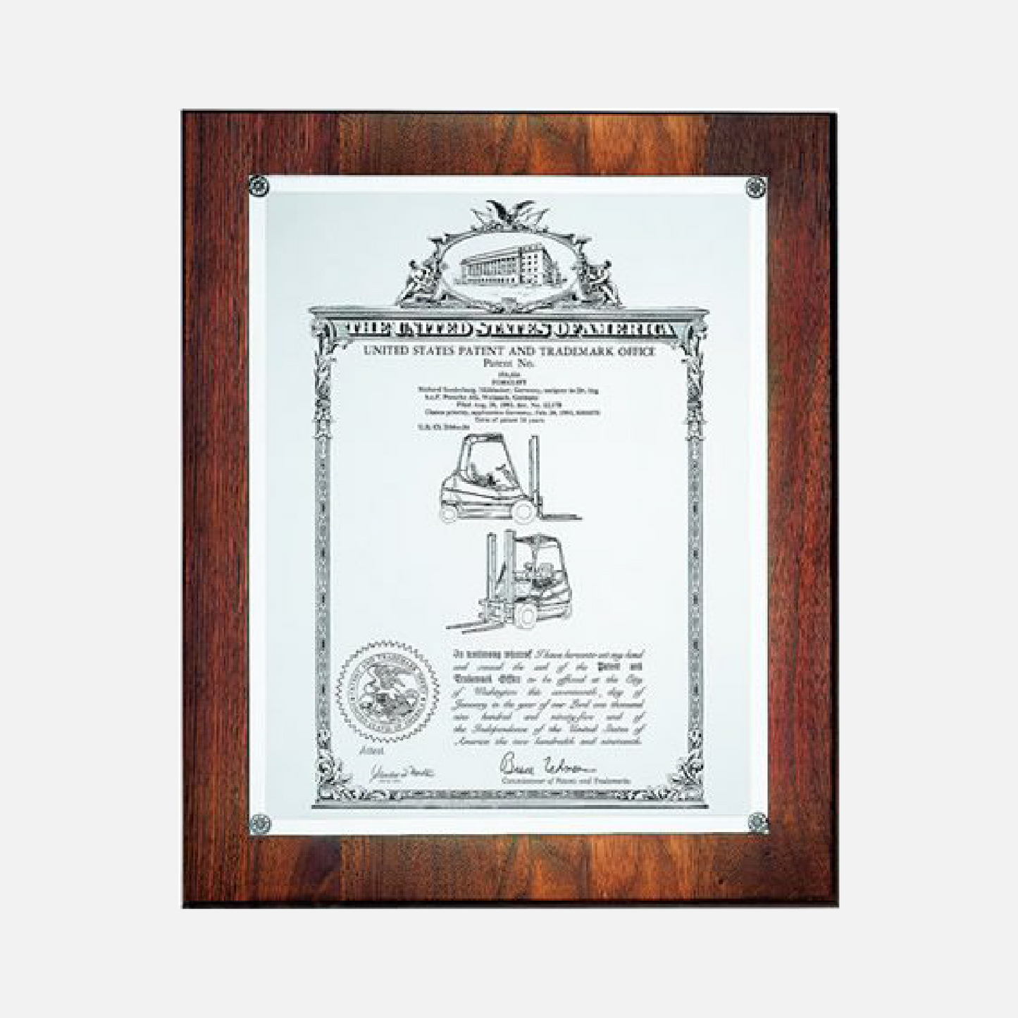 Standard Patent Plaque